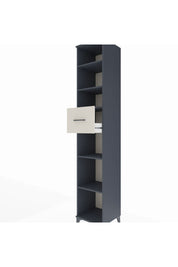 Hyperion Dolap 5 Raflı Tek Çekmeceli 44x44x243 Antrasit-Aytaşı