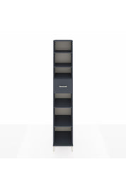 Hyperion Dolap 5 Raflı Tek Çekmeceli 44x44x243 Antrasit-Antrasit