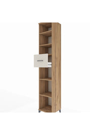 Hyperion Dolap 5 Raflı Tek Çekmeceli 44x44x243 Çam-Aytaşı