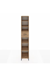 Hyperion Dolap 5 Raflı Tek Çekmeceli 44x44x243 Çam-Çam