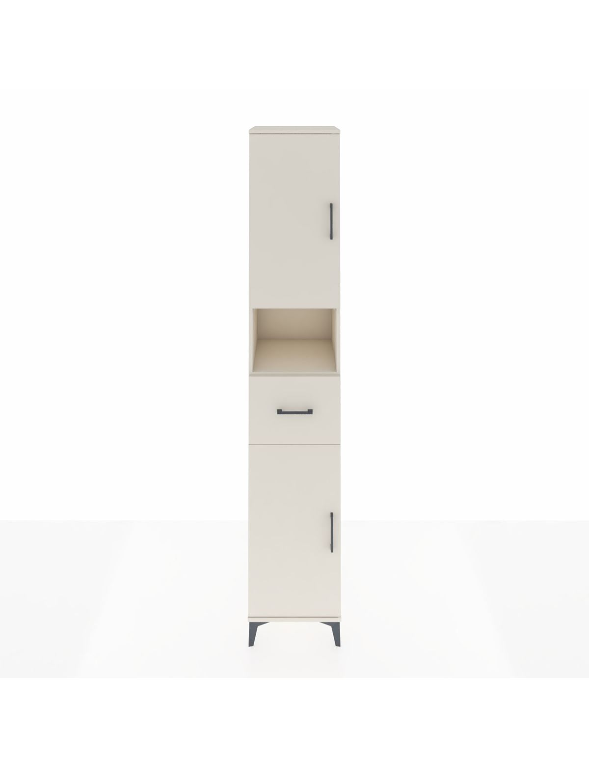 Hyperion Dolap 5 Raflı Tek Çekmeceli 2 Kapaklı 44x44x243 Aytaşı-Aytaşı