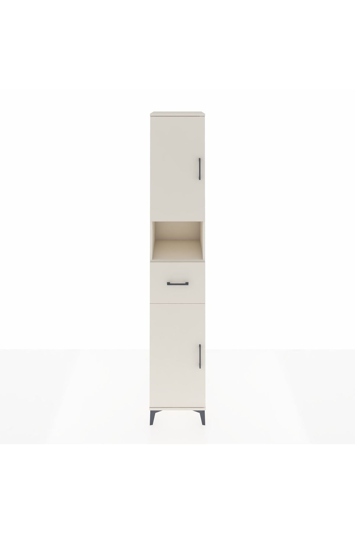 Hyperion Dolap 5 Raflı Tek Çekmeceli 2 Kapaklı 44x44x243 Aytaşı-Aytaşı