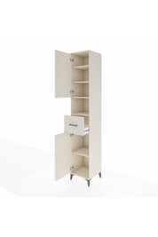 Hyperion Dolap 5 Raflı Tek Çekmeceli 2 Kapaklı 44x44x243 Aytaşı-Aytaşı