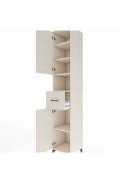 Hyperion Dolap 5 Raflı Tek Çekmeceli 2 Kapaklı 44x44x243 Aytaşı-Aytaşı