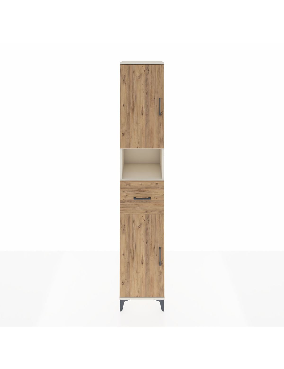 Hyperion Dolap 5 Raflı Tek Çekmeceli 2 Kapaklı 44x44x243 Aytaşı-Çam