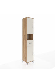 Hyperion Dolap 5 Raflı Tek Çekmeceli 2 Kapaklı 44x44x243 Çam-Aytaşı