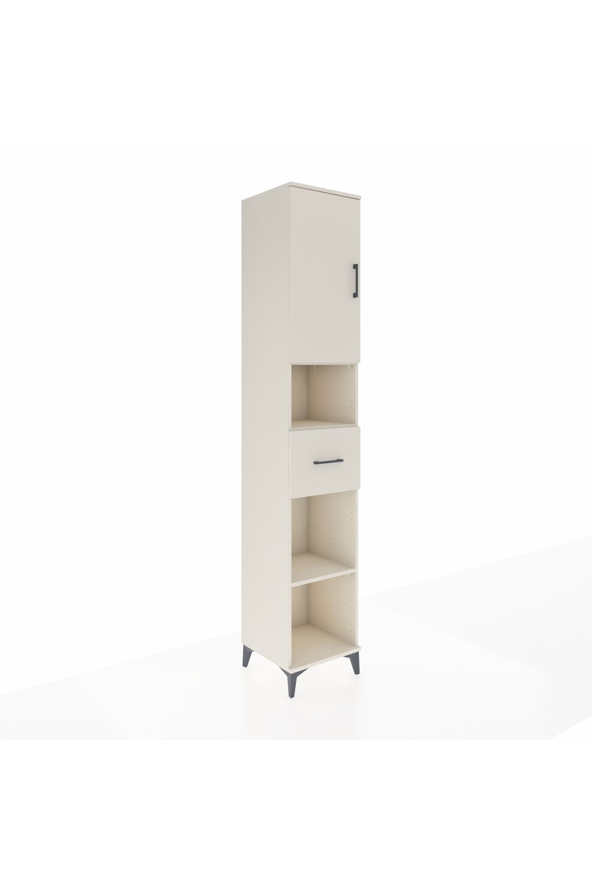 Hyperion Dolap 5 Raflı Tek Çekmeceli Tek Kapaklı 44x44x243 Aytaşı-Aytaşı