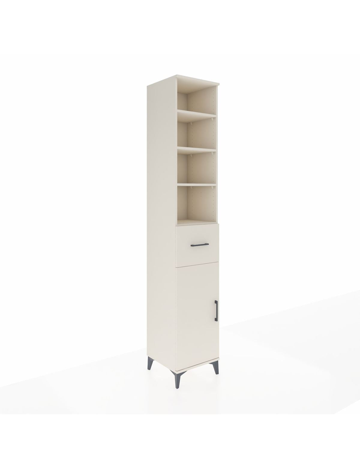 Hyperion Dolap 5 Raflı Tek Çekmeceli Tek Kapaklı 44x44x243 Aytaşı-Aytaşı