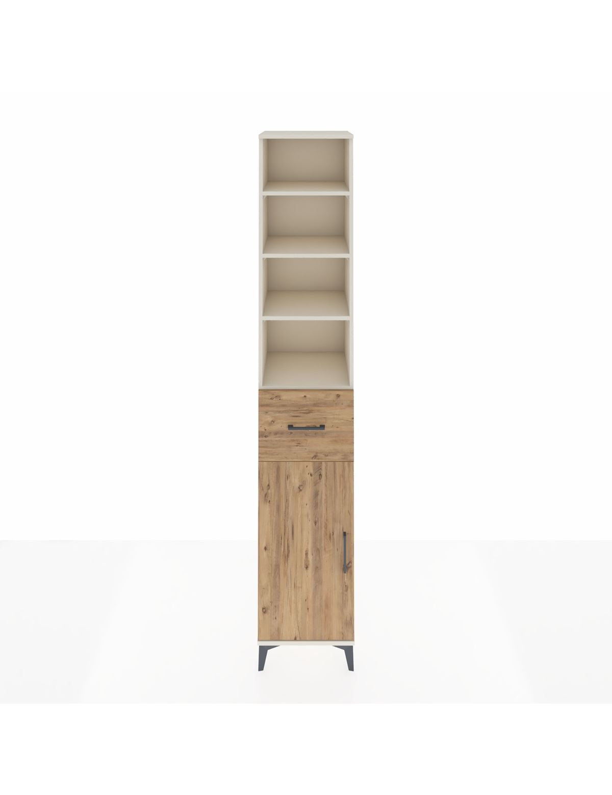 Hyperion Dolap 5 Raflı Tek Çekmeceli Tek Kapaklı 44x44x243 Aytaşı-Çam