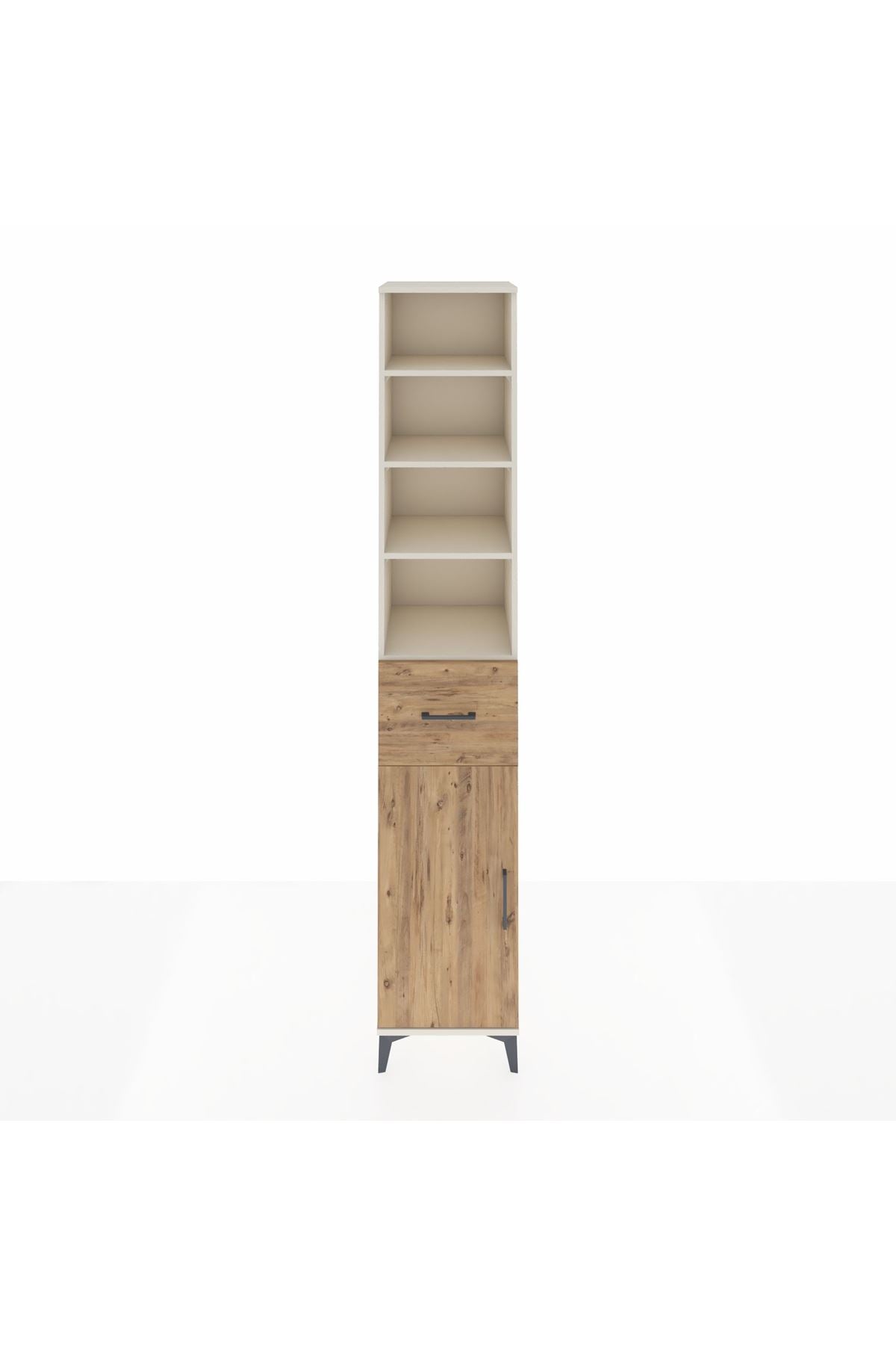 Hyperion Dolap 5 Raflı Tek Çekmeceli Tek Kapaklı 44x44x243 Aytaşı-Çam