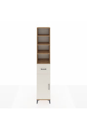 Hyperion Dolap 5 Raflı Tek Çekmeceli Tek Kapaklı 44x44x243 Çam-Aytaşı