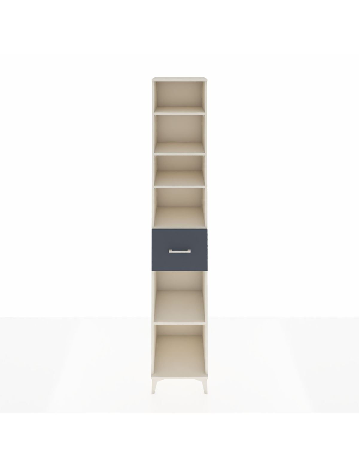 Hyperion Dolap 5 Raflı Tek Çekmeceli 44x44x243 Aytaşı-Antrasit