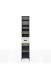 Hyperion Dolap 5 Raflı Tek Çekmeceli 44x44x243 Antrasit-Aytaşı
