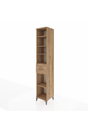 Hyperion Dolap 5 Raflı Tek Çekmeceli 44x44x243 Çam-Çam