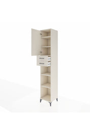 Hyperion Dolap 5 Raflı 2 Çekmeceli Tek Kapaklı 44x44x243 Aytaşı-Aytaşı