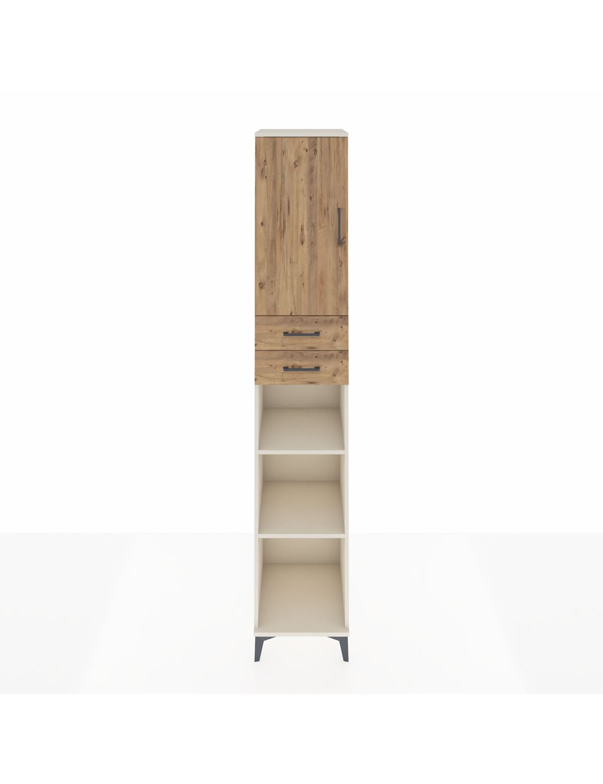 Hyperion Dolap 5 Raflı 2 Çekmeceli Tek Kapaklı 44x44x243 Aytaşı-Çam