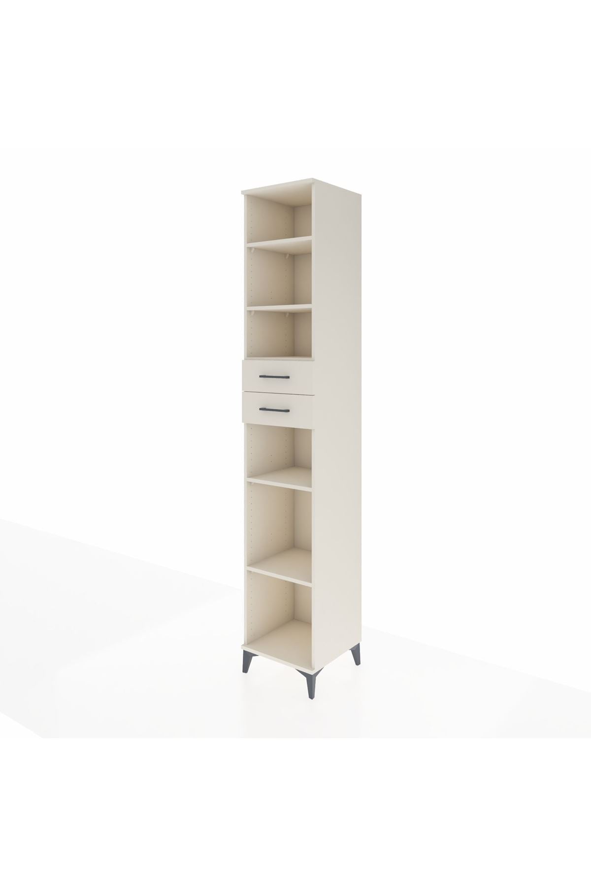 Hyperion Dolap 5 Raflı 2 Çekmeceli 44x44x243 Aytaşı-Aytaşı