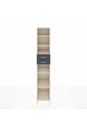 Hyperion Dolap 5 Raflı 2 Çekmeceli 44x44x243 Aytaşı-Antrasit