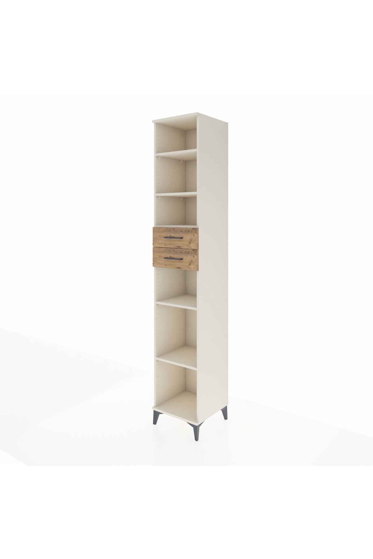 Hyperion Dolap 5 Raflı 2 Çekmeceli 44x44x243 Aytaşı-Çam