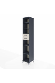 Hyperion Dolap 5 Raflı 2 Çekmeceli 44x44x243 Antrasit-Aytaşı