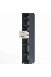 Hyperion Dolap 5 Raflı 2 Çekmeceli 44x44x243 Antrasit-Aytaşı