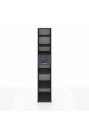 Hyperion Dolap 5 Raflı 2 Çekmeceli 44x44x243 Antrasit-Antrasit