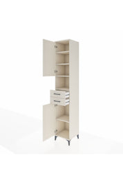 Hyperion Dolap 5 Raflı 2 Çekmeceli 2 Kapaklı 44x44x243 Aytaşı-Aytaşı