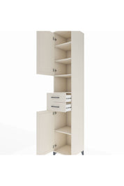 Hyperion Dolap 5 Raflı 2 Çekmeceli 2 Kapaklı 44x44x243 Aytaşı-Aytaşı