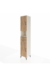 Hyperion Dolap 5 Raflı 2 Çekmeceli 2 Kapaklı 44x44x243 Aytaşı-Çam