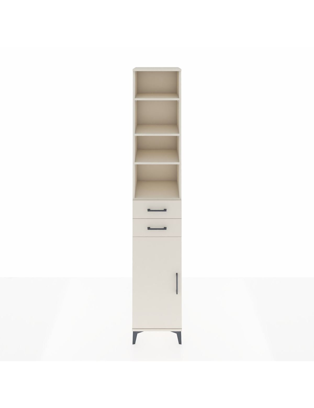 Hyperion Dolap 5 Raflı 2 Çekmeceli Tek Kapaklı 44x44x243 Aytaşı-Aytaşı