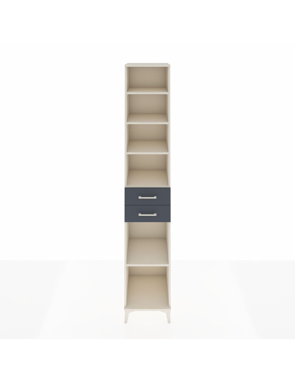 Hyperion Dolap 5 Raflı 2 Çekmeceli 44x44x243 Aytaşı-Antrasit