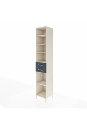 Hyperion Dolap 5 Raflı 2 Çekmeceli 44x44x243 Aytaşı-Antrasit