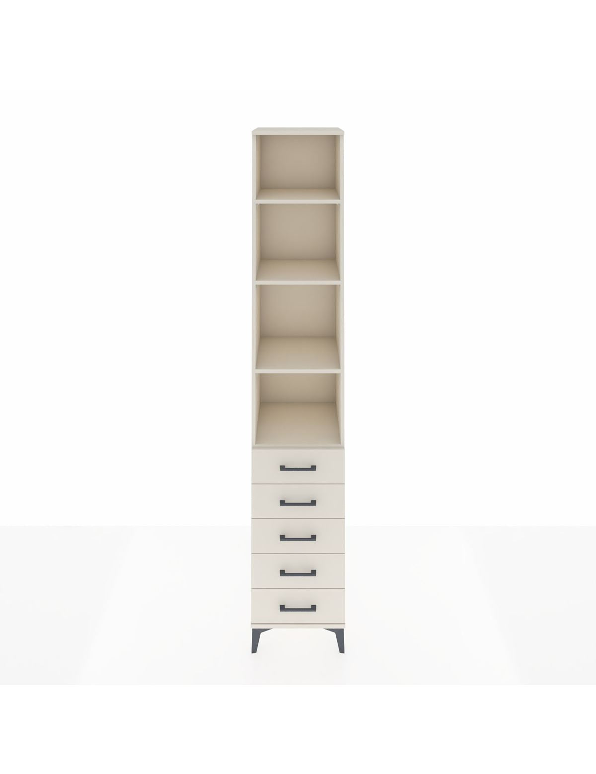 Hyperion Dolap 4 Raflı 5 Çekmeceli 44x44x243 Aytaşı-Aytaşı