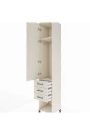 Hyperion Dolap 2 Raflı 3 Çekmeceli Tek Askılı 44x44x243 Aytaşı-Aytaşı