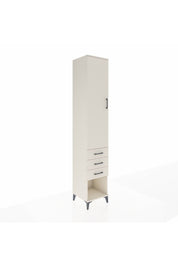 Hyperion Dolap 4 Raflı 3 Çekmeceli Tek Kapaklı 44x44x243 Aytaşı-Aytaşı