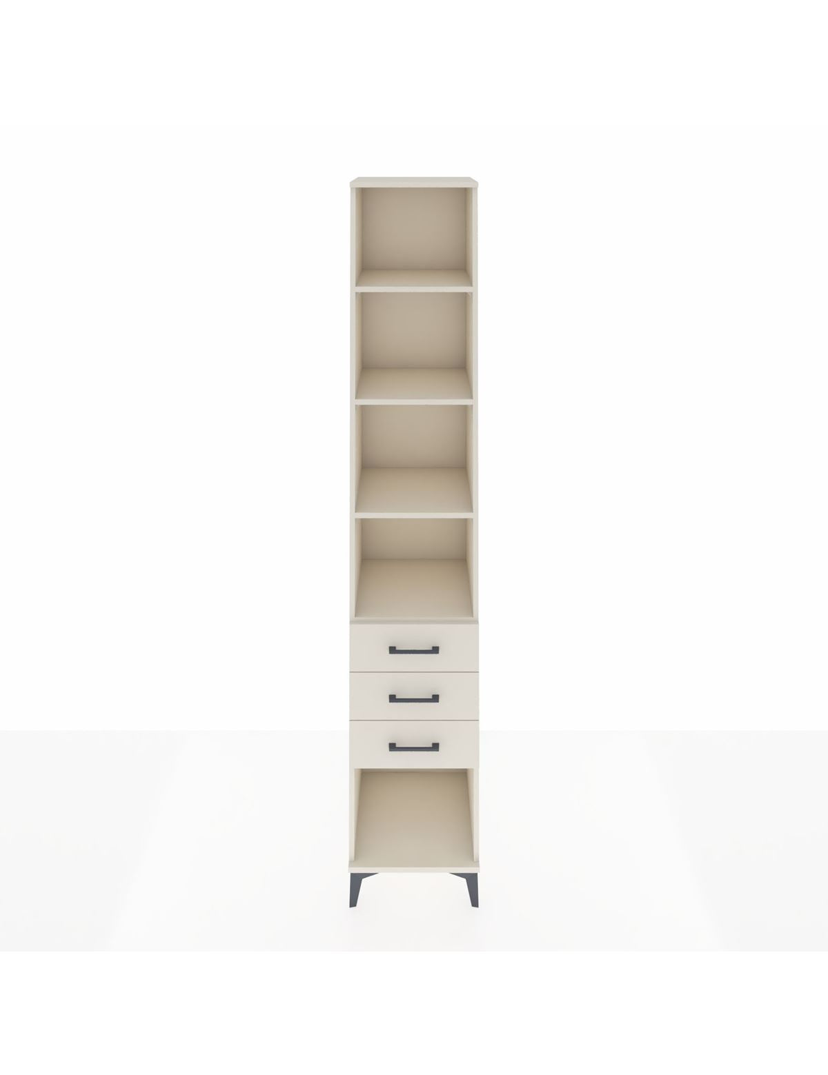 Hyperion Dolap 4 Raflı 3 Çekmeceli 44x44x243 Aytaşı-Aytaşı