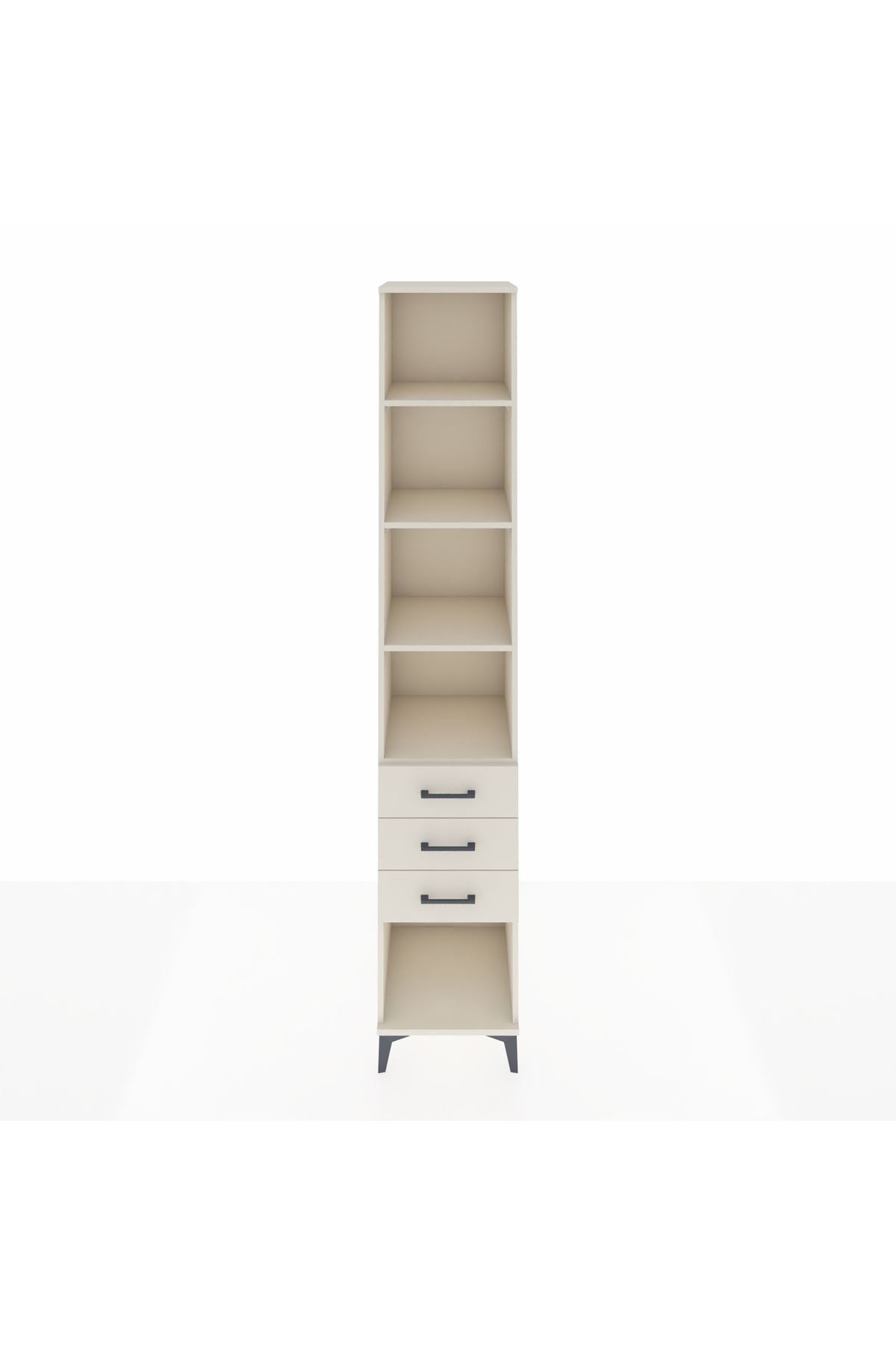 Hyperion Dolap 4 Raflı 3 Çekmeceli 44x44x243 Aytaşı-Aytaşı