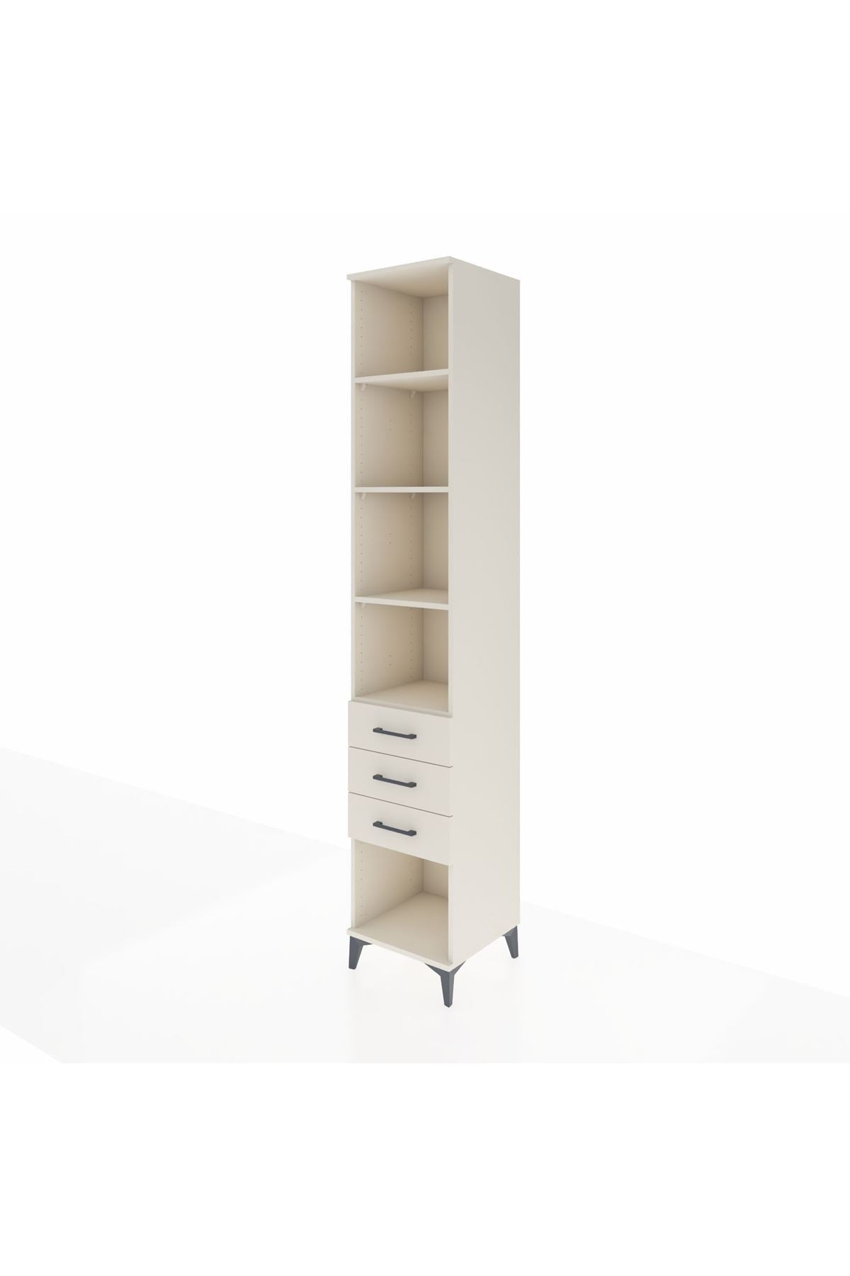 Hyperion Dolap 4 Raflı 3 Çekmeceli 44x44x243 Aytaşı-Aytaşı