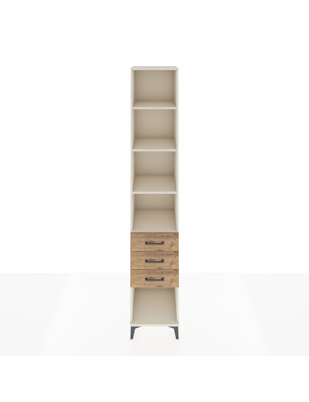 Hyperion Dolap 4 Raflı 3 Çekmeceli 44x44x243 Aytaşı-Çam