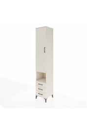 Hyperion Dolap 3 Raflı 3 Çekmeceli Tek Kapaklı 44x44x243 Aytaşı-Aytaşı