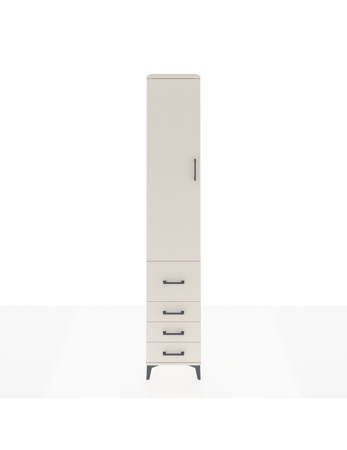 Hyperion Dolap 2 Raflı 4 Çekmeceli Tek Askılı 44x44x243 Aytaşı-Aytaşı