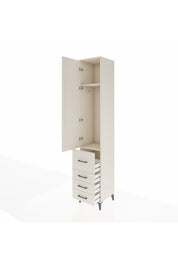 Hyperion Dolap 2 Raflı 4 Çekmeceli Tek Askılı 44x44x243 Aytaşı-Aytaşı