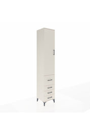 Hyperion Dolap 4 Raflı 4 Çekmeceli Tek Kapaklı 44x44x243 Aytaşı-Aytaşı