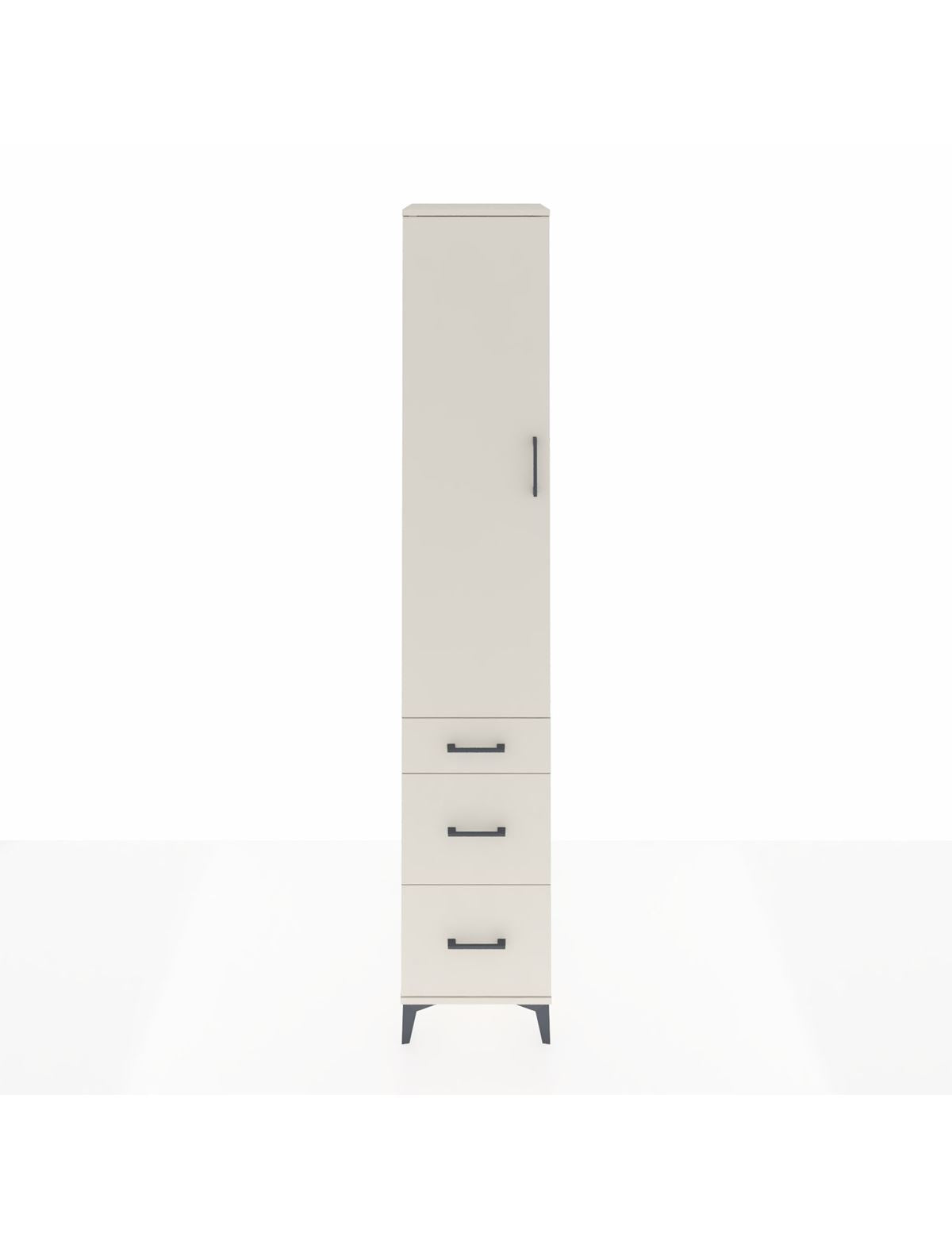 Hyperion Dolap 2 Raflı 3 Çekmeceli Tek Askılı 44x44x243 Aytaşı-Aytaşı