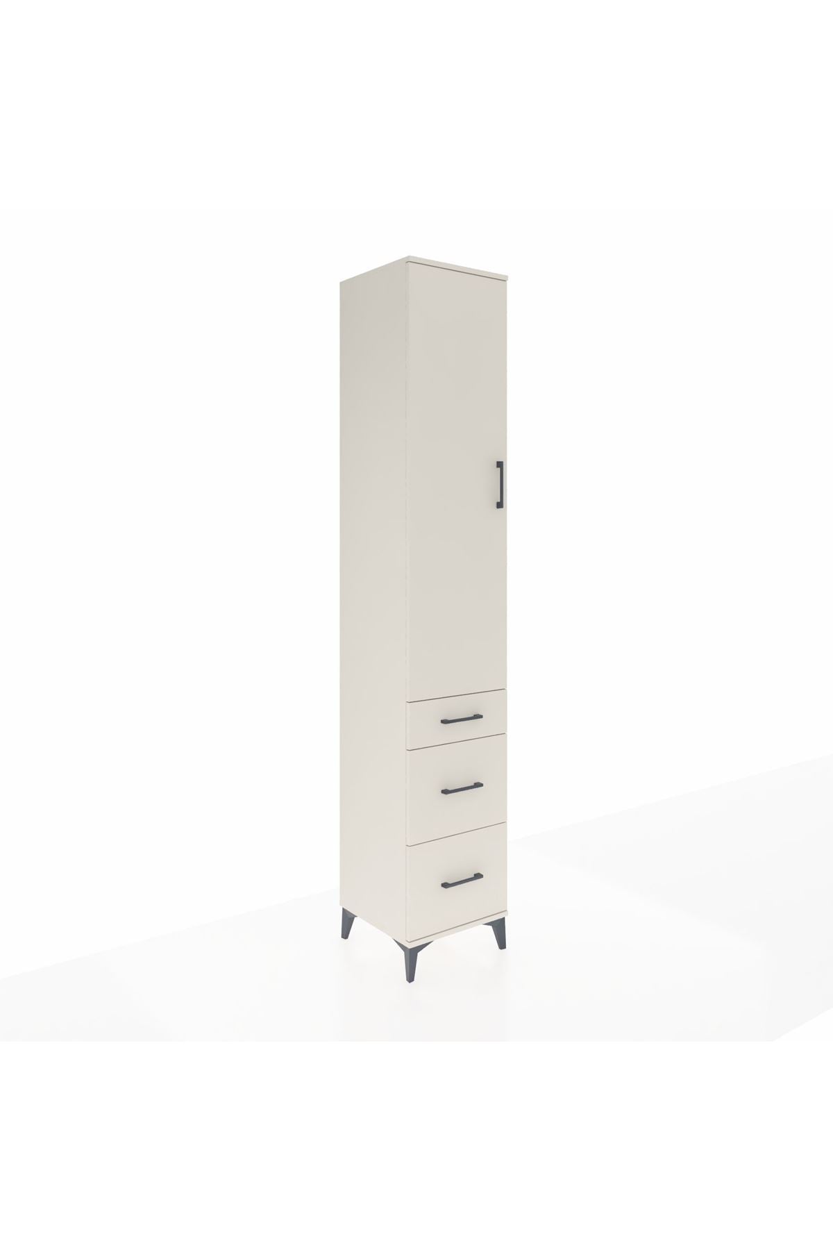 Hyperion Dolap 2 Raflı 3 Çekmeceli Tek Askılı 44x44x243 Aytaşı-Aytaşı