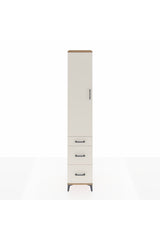 Hyperion Dolap 2 Raflı 3 Çekmeceli Tek Askılı 44x44x243