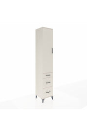 Hyperion Dolap 4 Raflı 3 Çekmeceli Tek Kapaklı 44x44x243 Aytaşı-Aytaşı