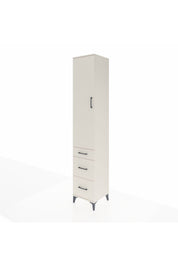 Hyperion Dolap 4 Raflı 3 Çekmeceli Tek Kapaklı 44x44x243 Aytaşı-Aytaşı