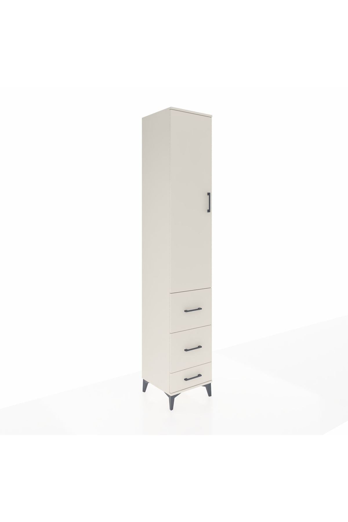 Hyperion Dolap 2 Raflı 3 Çekmeceli Tek Askılı 44x44x243 Aytaşı-Aytaşı