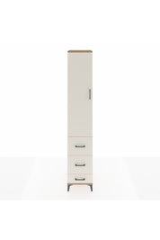 Hyperion Dolap 2 Raflı 3 Çekmeceli Tek Askılı 44x44x243 Çam-Aytaşı